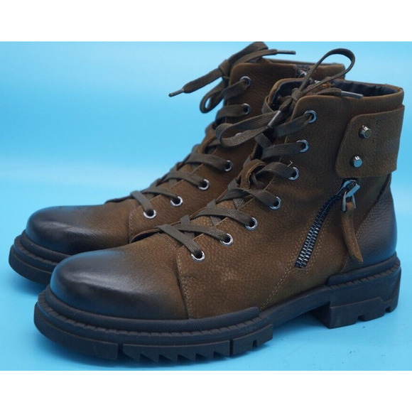 Oceania Kangaroo Leather Ankle Boots Men\'s Shoes US Size 8 M (255mm) main image 6